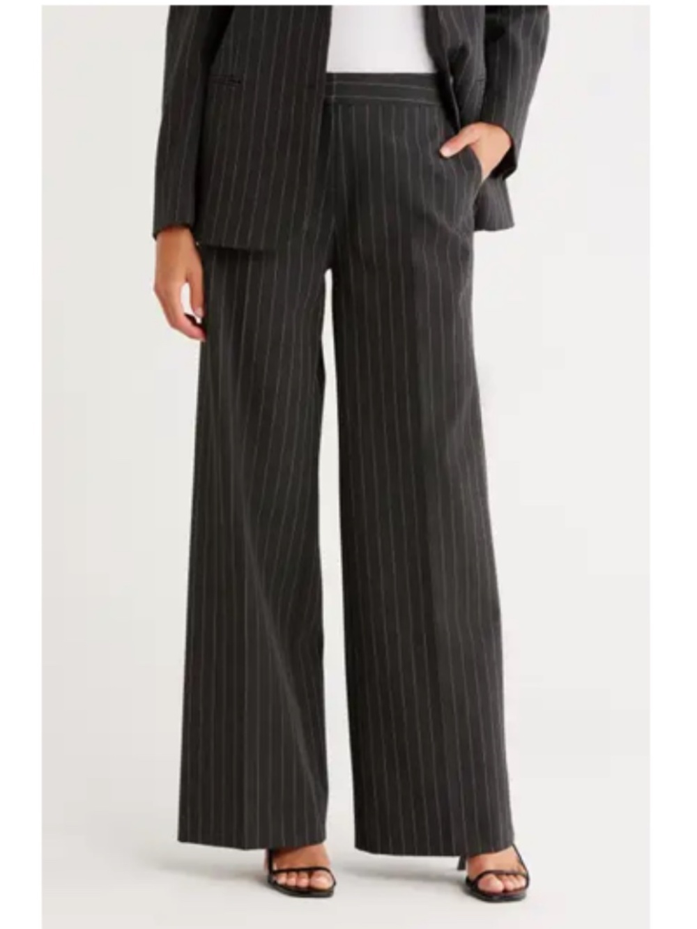 (NWOT) Nordstrom Pinstripe Wide Leg Pants
